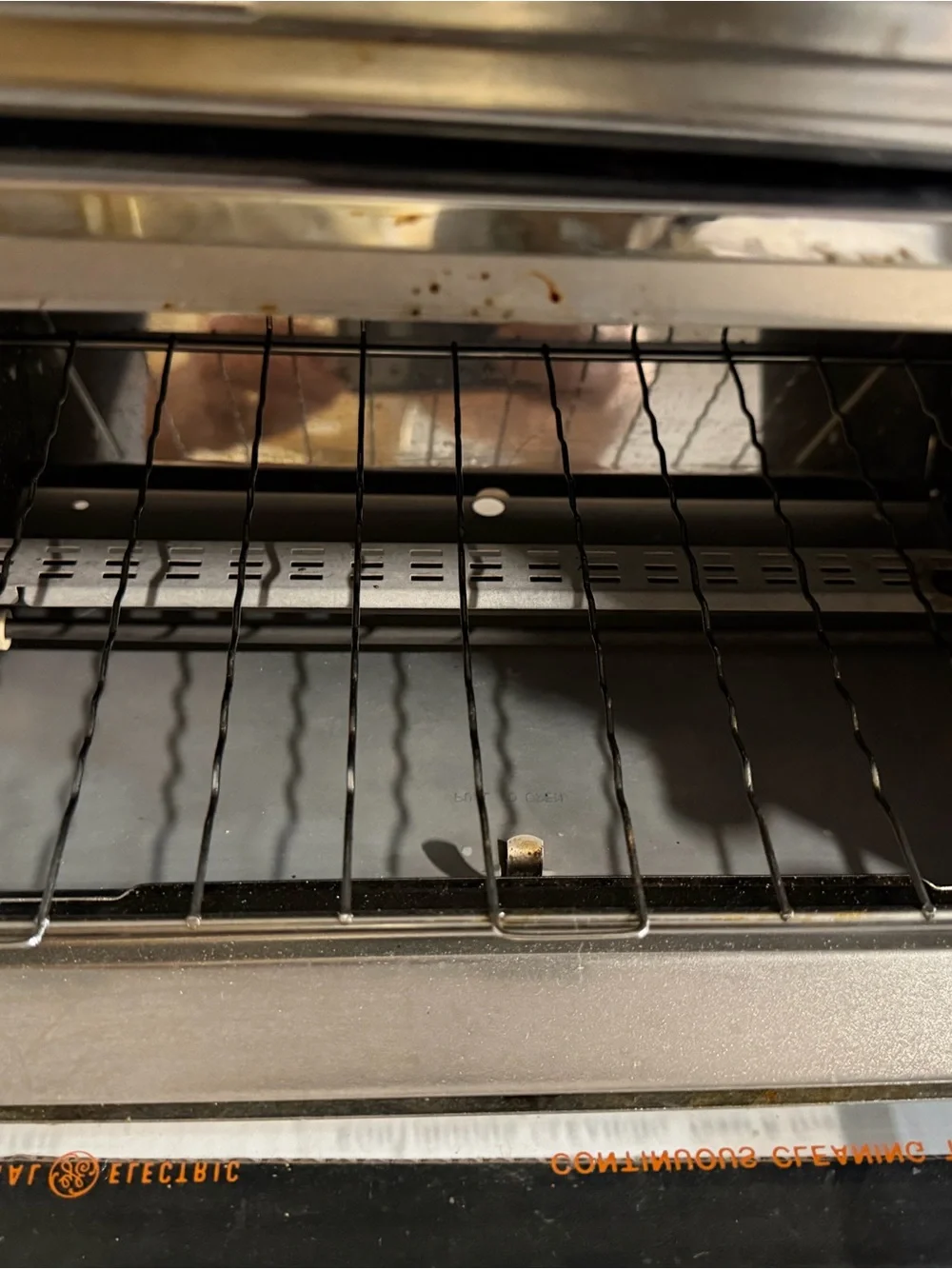 General Electric Vintage 1980s Toaster Oven Bake Broil Chrome WORKS